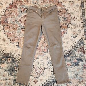 Seven 7 High Rise Skinny Light Gray Jeans Size 4